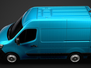 renault master l1h2 van 2020 Modèle 3D