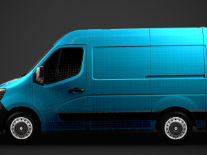renault master l1h2 van 2020 Modèle 3D