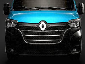 renault master l1h2 van 2020 Modèle 3D