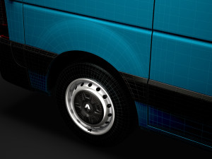 renault master l1h2 van 2020 Modèle 3D