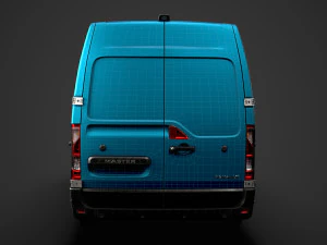 renault master l1h2 van 2020 3D Model