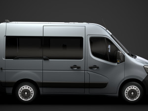 renault master l1h2 windowvan 2020 3D Модель