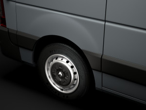 renault master l1h2 windowvan 2020 3D Модель