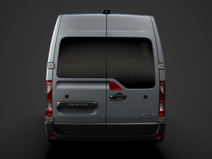 renault master l1h2 windowvan 2020 3D Модель
