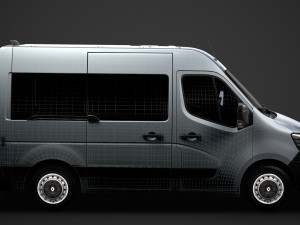 renault master l1h2 windowvan 2020 3D Модель