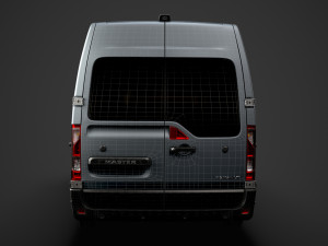 renault master l1h2 windowvan 2020 3D Модель