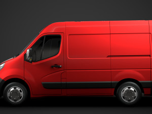 vauxhall movano l1h2 van 2020 3D 模型