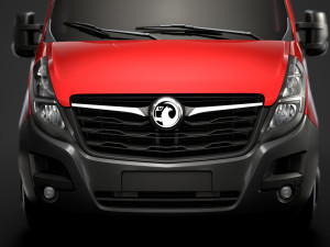 vauxhall movano l1h2 van 2020 3D 模型