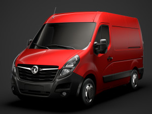 vauxhall movano l1h2 van 2020 3D 模型