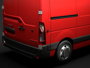 vauxhall movano l1h2 van 2020 3D 模型