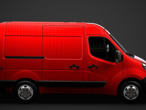 vauxhall movano l1h2 van 2020 3D 模型