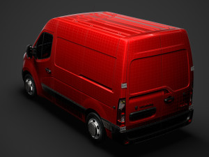 vauxhall movano l1h2 van 2020 3D 模型