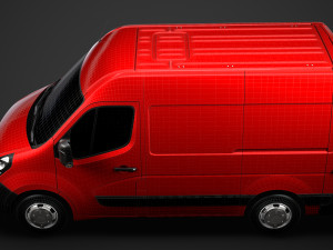 vauxhall movano l1h2 van 2020 3D 模型