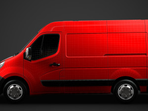 vauxhall movano l1h2 van 2020 3D 模型