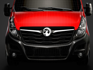 vauxhall movano l1h2 van 2020 3D 模型