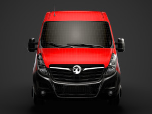 vauxhall movano l1h2 van 2020 3D 模型