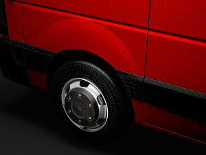 vauxhall movano l1h2 van 2020 3D 模型