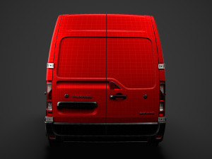 vauxhall movano l1h2 van 2020 3D 模型