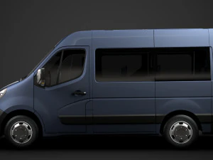 vauxhall movano l1h2 windowvan 2020 3D Model