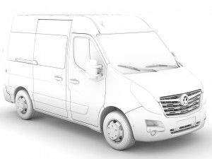 vauxhall movano l1h2 windowvan 2020 3D Model