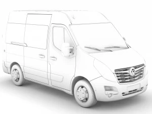 vauxhall movano l1h2 windowvan 2020 3D Model