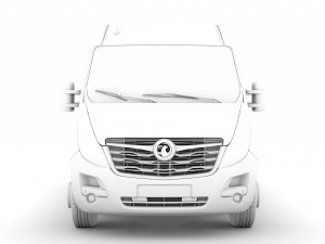vauxhall movano l1h2 windowvan 2020 3D Model