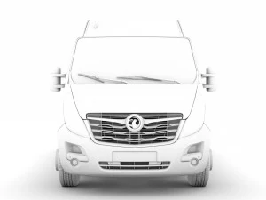 vauxhall movano l1h2 windowvan 2020 3D Model