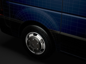 vauxhall movano l1h2 windowvan 2020 3D Model