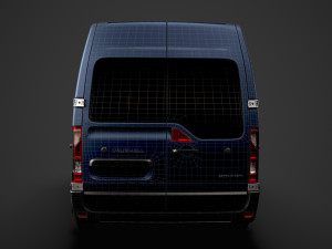 vauxhall movano l1h2 windowvan 2020 3D Model