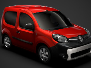 renault kangoo combi l1 2019 Modelo 3D