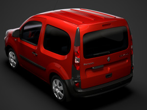 renault kangoo combi l1 2019 Modelo 3D