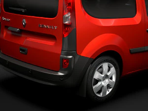 renault kangoo combi l1 2019 3D Model