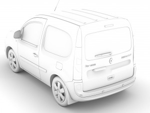 renault kangoo combi l1 2019 Modelo 3D