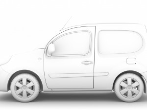 renault kangoo combi l1 2019 Modelo 3D