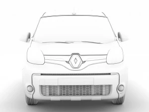 renault kangoo combi l1 2019 3D Model