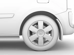 renault kangoo combi l1 2019 3D Model