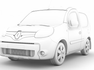 renault kangoo combi l1 2019 Modelo 3D