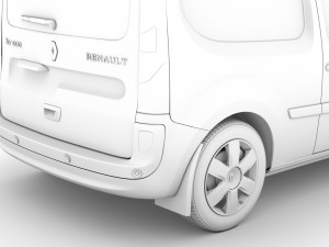 renault kangoo combi l1 2019 Modelo 3D