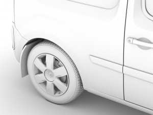 renault kangoo combi l1 2019 Modelo 3D