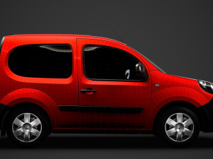 renault kangoo combi l1 2019 Modelo 3D
