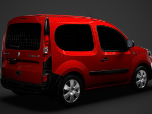 renault kangoo combi l1 2019 Modelo 3D