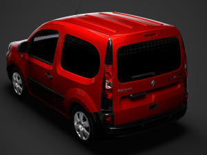 renault kangoo combi l1 2019 Modelo 3D
