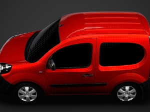 renault kangoo combi l1 2019 Modelo 3D