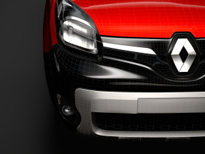 renault kangoo combi l1 2019 Modelo 3D