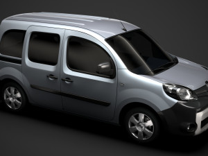 renault kangoo combi l2 2019 3D 模型
