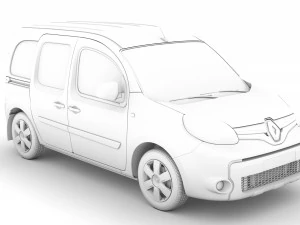 renault kangoo combi l2 2019 3D Model