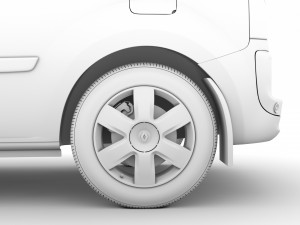 renault kangoo combi l2 2019 3D 模型