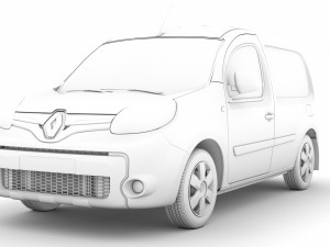 renault kangoo combi l2 2019 3D 模型