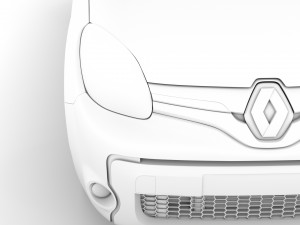 renault kangoo combi l2 2019 3D 模型