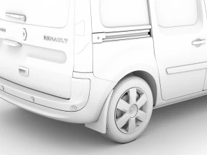 renault kangoo combi l2 2019 3D Model